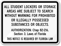Lockers Storage Areas