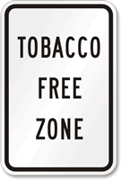 Tobacco Free Zone Sign