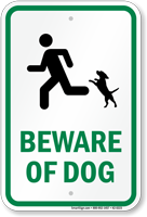 Beware  Tiny Dog on Hind Legs