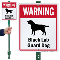 Warning  LawnBoss™ Signs