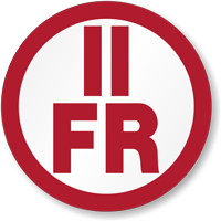 II F/R Floor/Roof Truss Sign Circular
