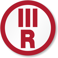 III R Roof Truss Sign Circular