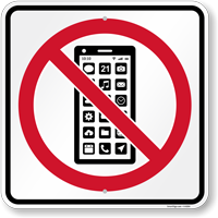 No Cell Phone Symbol Sign