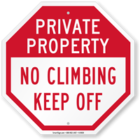 Private Property  Sign