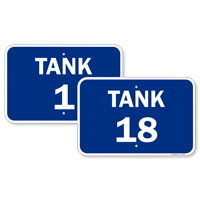 Select Your Tank Number From 1 To 18 Sign