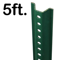 Standard U Channel Sign Post  5' tall