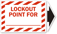 Handy lockout Label give warning just when needed.