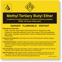 ANSI Chemical Label