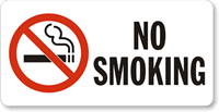 No Smoking Label