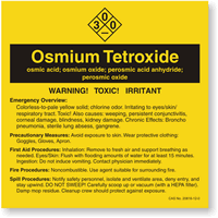 ANSI Chemical Label