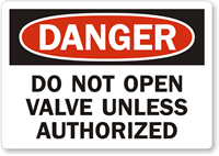 Danger  Label