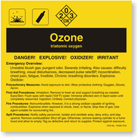 ANSI Chemical Label