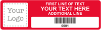 Rectangular Custom Template  Barcode