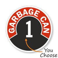 Choose from Garbage Can 1 to 10