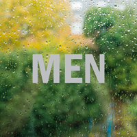 Men Vinyl Die Cut Glass Window Decal