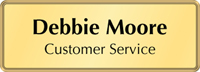 Customizable Executive Name Badge