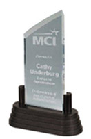 Pop in Acrylics Deco Award with Base