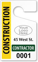Plastic ToughTags™ for Contractor Parking Permits