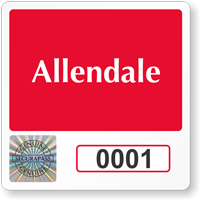 Custom Tamper Evident Hologram Permit Decals