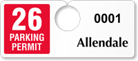 ToughTag™ Parking Permits with Hologram