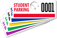 ToughTag™ Mirror Parking Permits (non blocking)