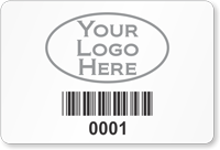 Parking Label With Barcodes