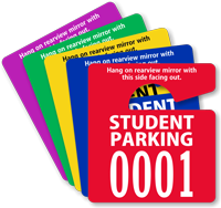 ToughTag™ Small Rearview Mirror Hang Tag