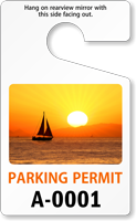 PhotoTag™ Standard Sized Rearview Mirror Hang Tag