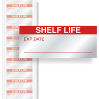 Shelf Life: Exp Date   Red