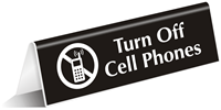 Turn Off Cell Phones Sign