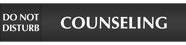 Counseling - Do Not Disturb/Open Slider Sign