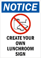 Custom LUNCHROOM Sign