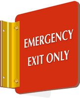 Emergency Exit Sign