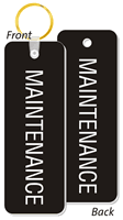 Maintenance Double Sided Keychain