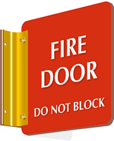 Fire Door Do Not Block