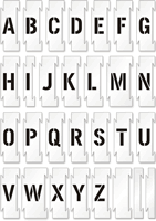 Lock n Spray Interlocking A Z Floor Stencil Kit