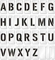 Lock n Spray Interlocking A Z Floor Stencil Kit