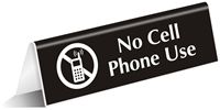 No Cell Phone Use Sign