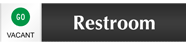 Restroom - Vacant/Occupied Slider Sign