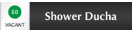 Bilingual Shower Vacant/Occupied Slider Sign