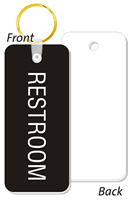 REST ROOM Unisex Bathroom Keychain