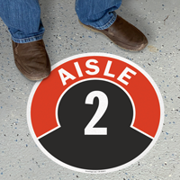 Aisle ID 2 Floor Sign