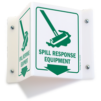 Spill Response Equipment Sign
