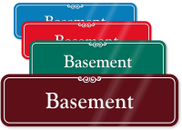 Basement Sign