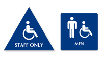 Accessible Pictogram & Men Pictogram