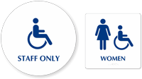 Accessible Pictogram & Women Pictogram