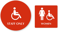 Accessible Pictogram & Women Pictogram