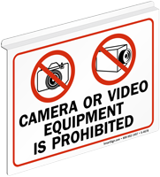 Camera Or Video Equipment Is Prohibited Sign