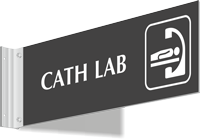 Cath Lab Corridor Projecting Sign