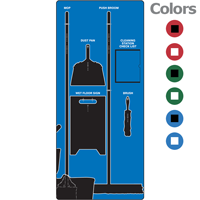 Clean and Mop Shadow Board Kit